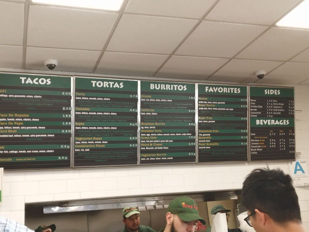 Menu - King Torta