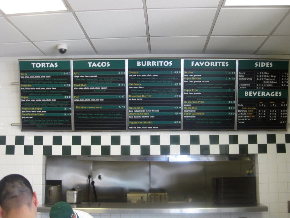 Menu - King Torta